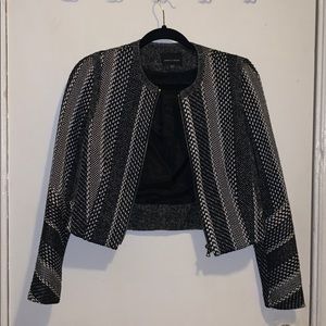 Black, grey, white jacket/blazer
